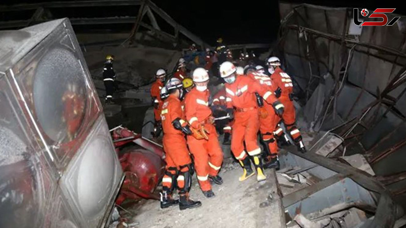 فیلم / جزئیات حادثه ریزش مرگبار هتل کرونایی در چین / 28  تن هنوز زیر آوار هستند