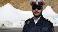 خطر ریزش بهمن در جاده هراز / هشدار پلیس به مسافران