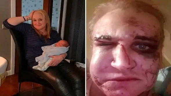 پوکیدن یک زن زیر مشت و لگد های زن قلدر وسط خیابان! + عکس 