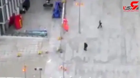 مرد عنکبوتی واقعی در لندن!+فیلم