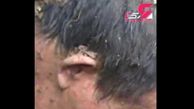 فیلم لحظه نجات یک مرد از زیر خاک