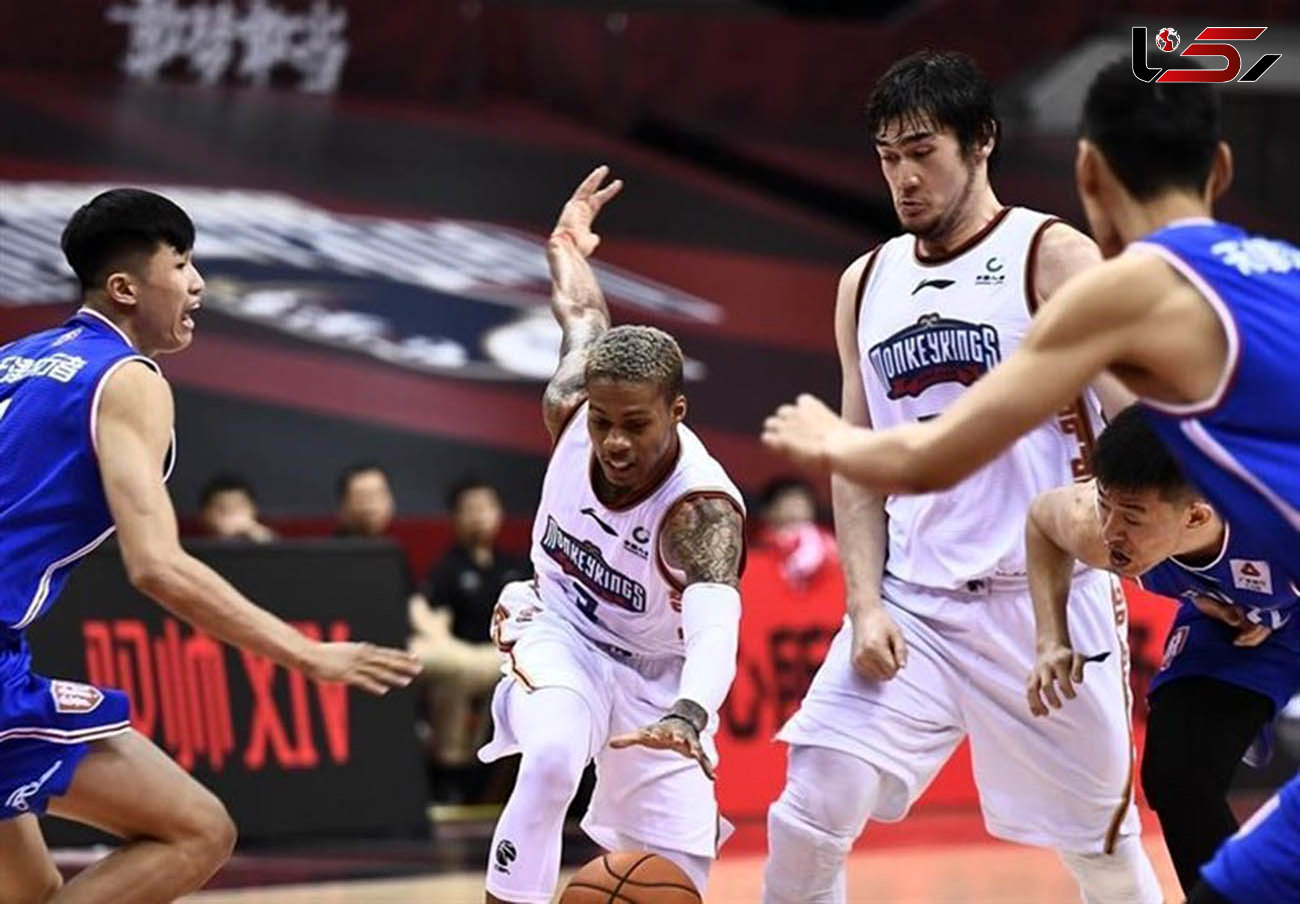  لیگ بسکتبال چین / شکست تیم نصفه و نیمه نانجینگ در غیاب حامد حدادی