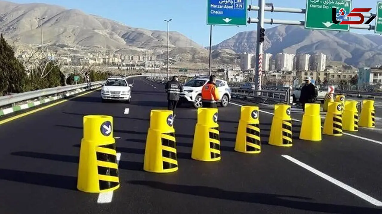 مسیر شمال - جنوب جاده کندوان و آزادراه تهران-شمال مسدود شد