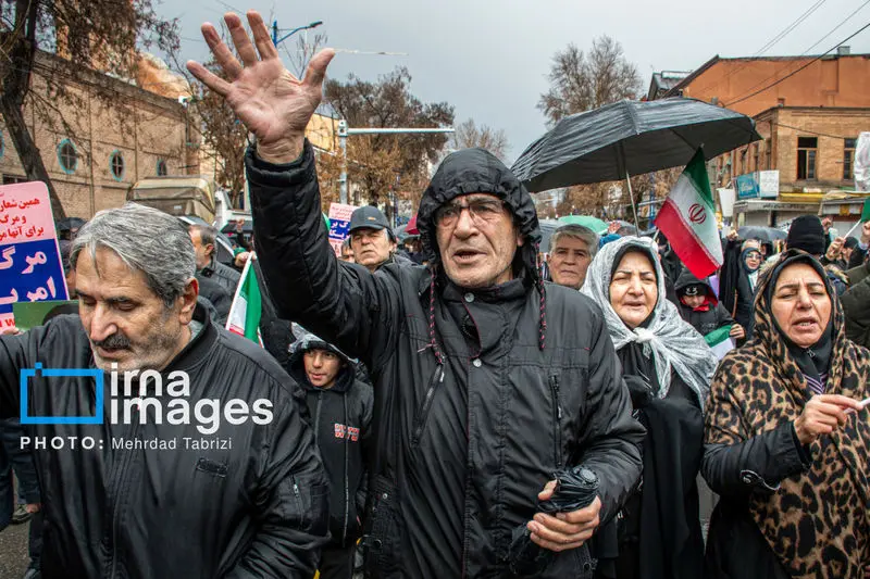 حضور مردم ایران در راهپیماتیی 22 بهمن 1404