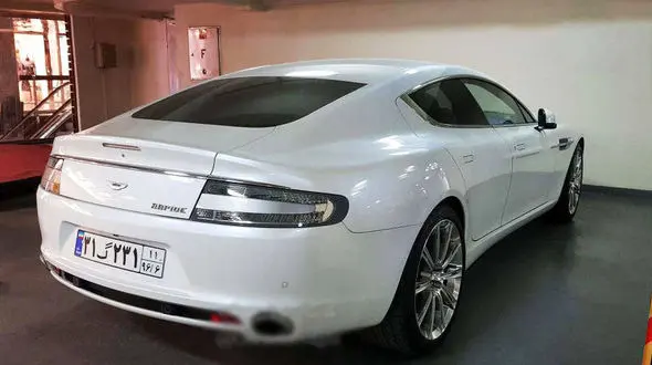 استون مارتین 12 سیلندر 10 میلیارد تومانی، میهمان خاص این روزهای تهران+قیمت و عکس