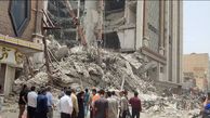 اولین آمار از کشته و زخمی های برج دوقلو متروپل آبادان + فیلم و عکس
