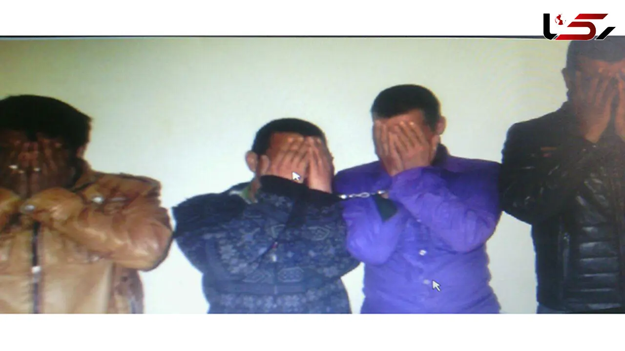 این ۴جوان متهم پرونده ۲۵سرقت در کاشمر هستند+ عکس