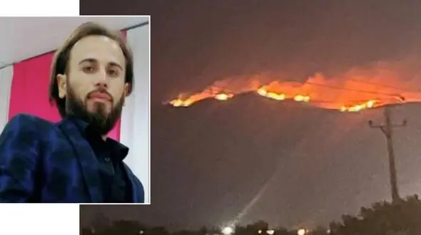 آتش در کوه‌ های بهبهان و در قلب زاگرس/  انفجار تجهیزات آتش‌ نشانی جان «تقی چنگلوایی» داوطلب مهار حریق را گرفت