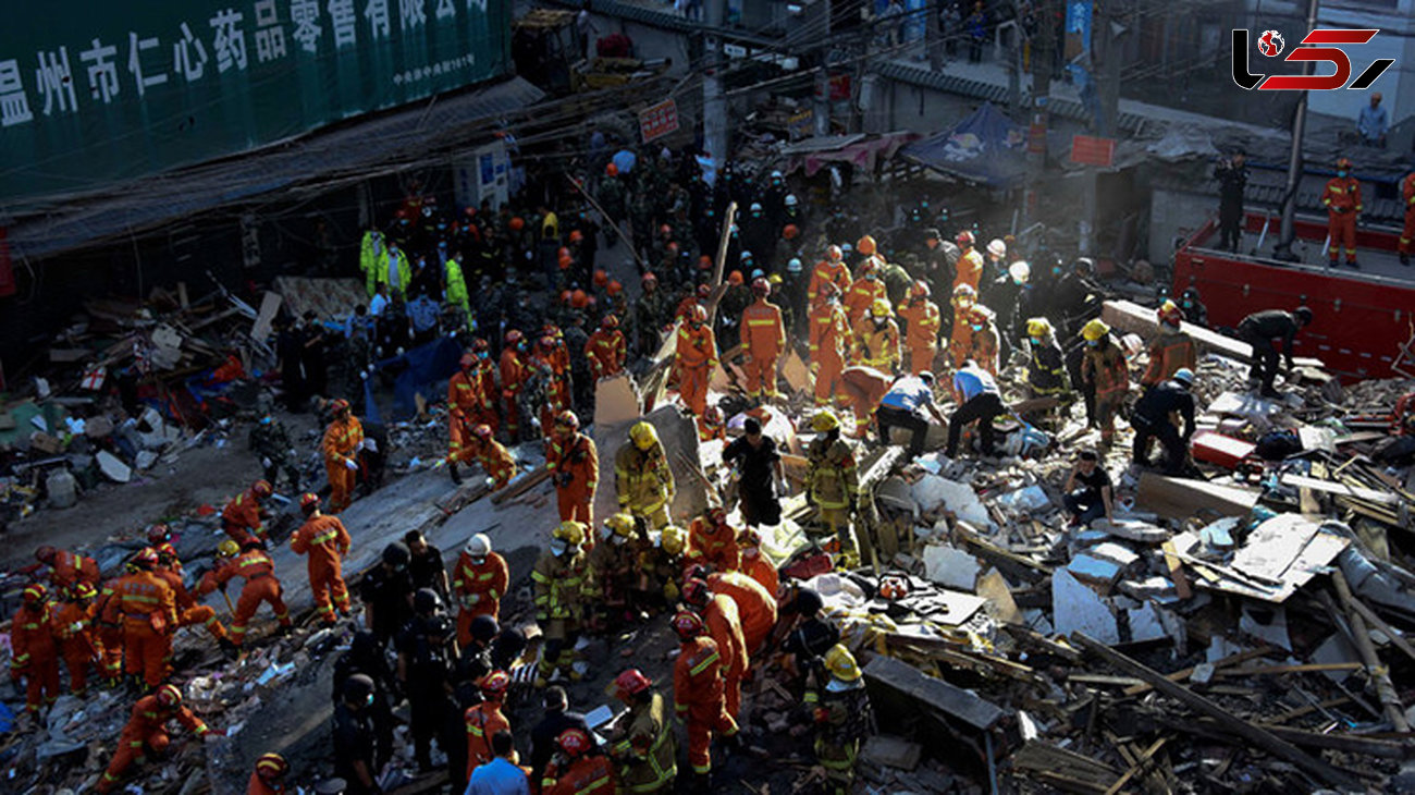 22 کشته بر اثر ریزش ساختمان در چین