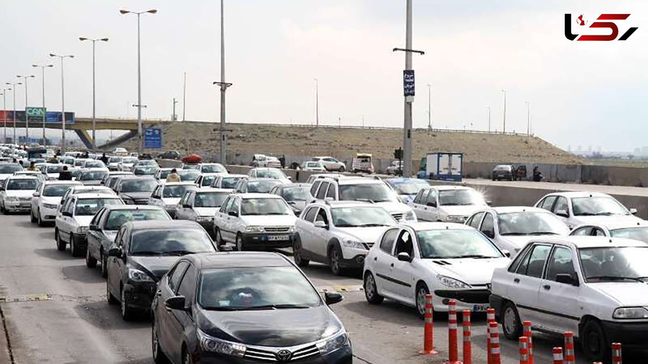 ترافیک در مسیرهای ورودی به تهران سنگین است