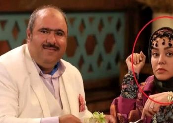 تیپ ساحلی ندا قاسمی بازیگر نون خ در بوشهر با دامن و شومیز بهاری