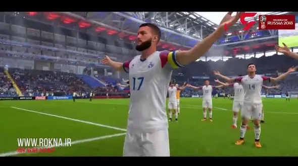 تشویق ایسلندی به بازی فیفا اضافه شد + فیلم