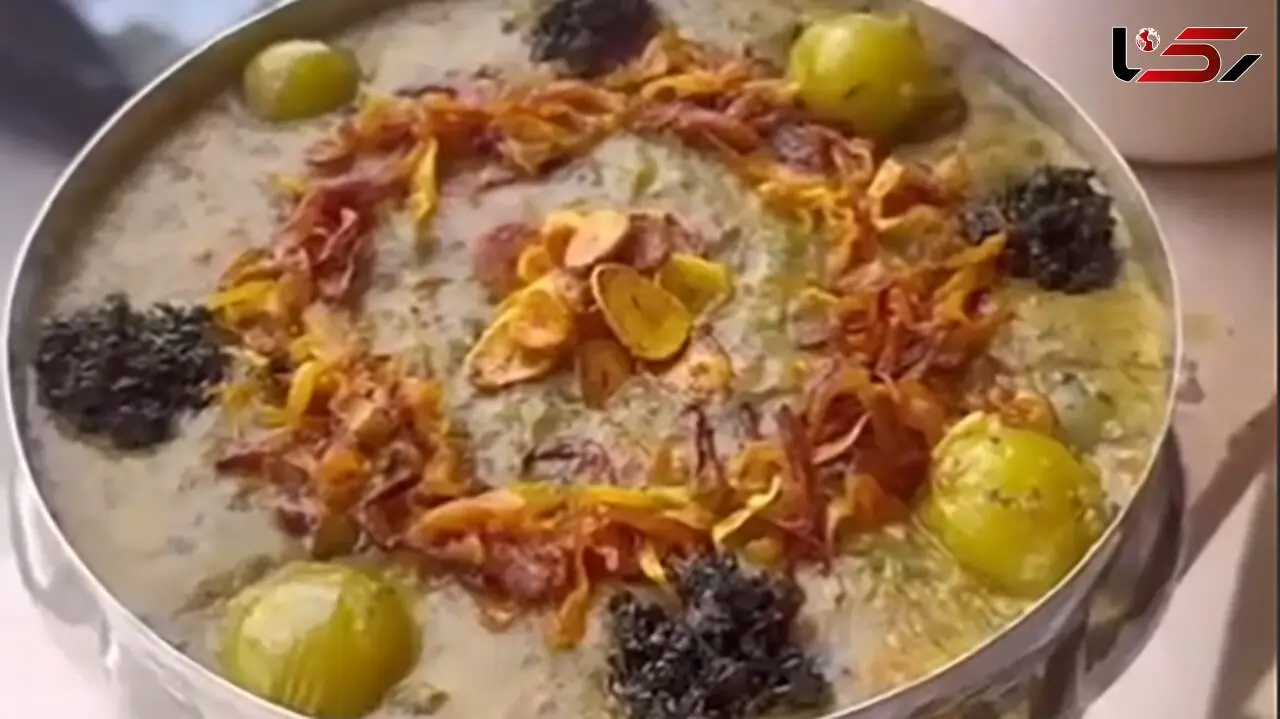 آش گوجه سبز آش مخصوص بهار و تابستان + فیلم