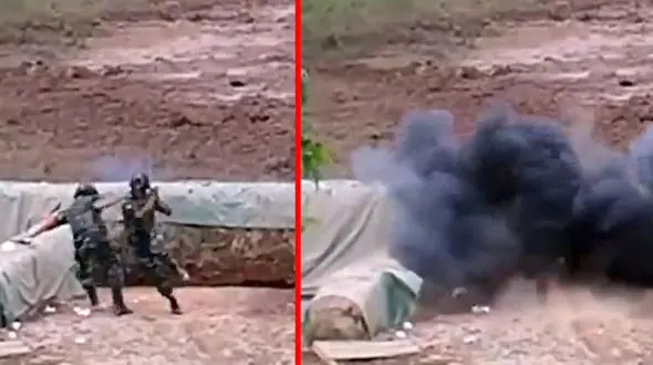 پت و مت بازی 2 سرباز دست و پا چلفتی / فیلم صحنه فاجعه وار را ببینید