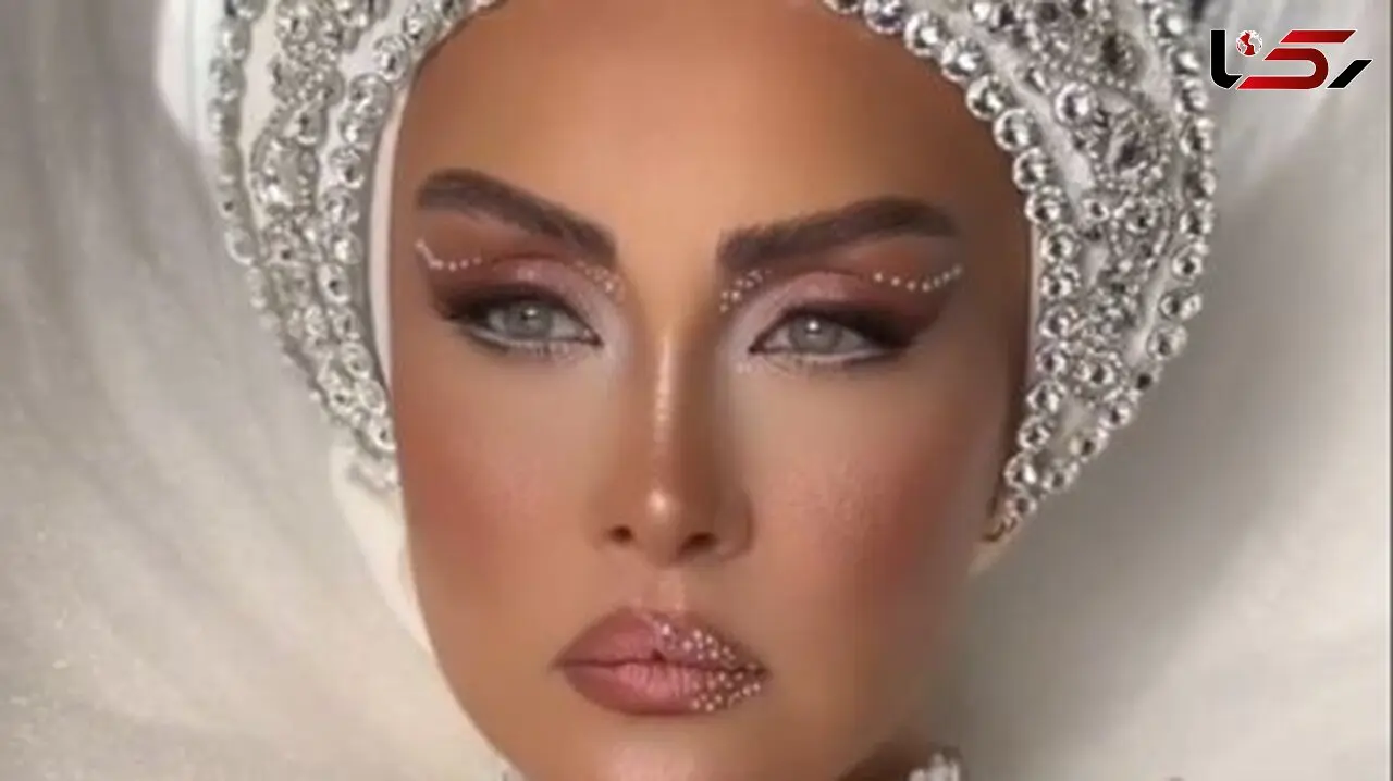 فیلم / استایل فرشته وار و پری‌گونه حدیث فولادوند به رنگ پرچم ایران/ درخشان و چشم‌نواز 