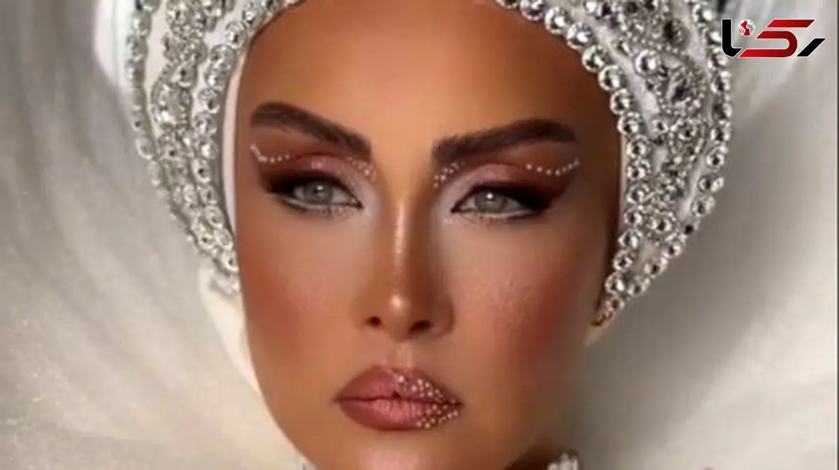 فیلم / استایل فرشته وار و پری‌گونه حدیث فولادوند به رنگ پرچم ایران/ درخشان و چشم‌نواز ...