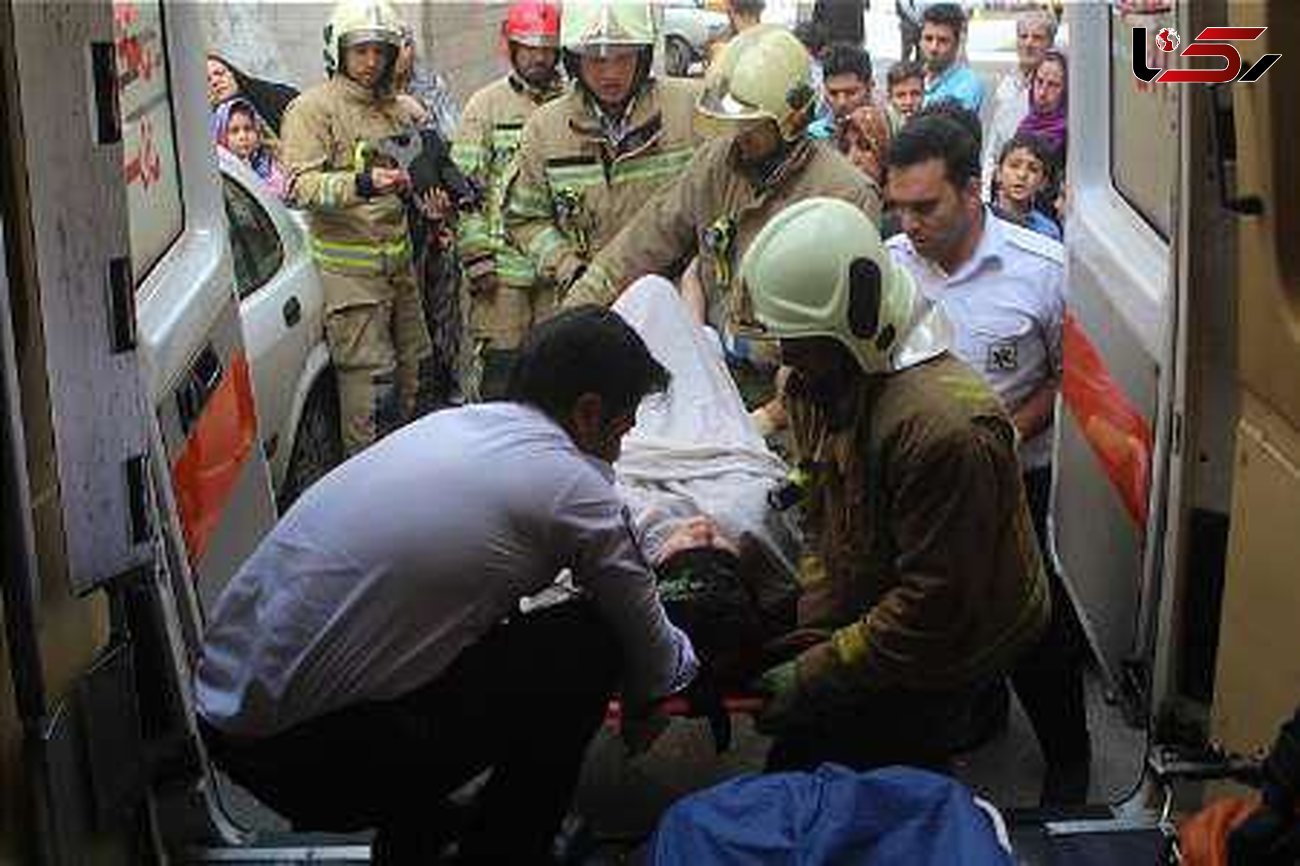سقوط زن خانه دار از پشت بام ساختمان 3 طبقه در یافت آباد+عکس