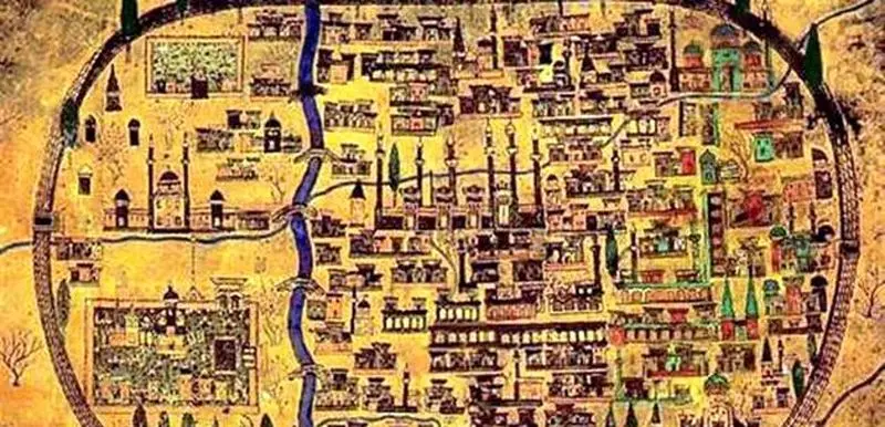 نقشه قدیمی تبریز