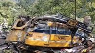 25 کشته در سقوط اتوبوس هندی به دره