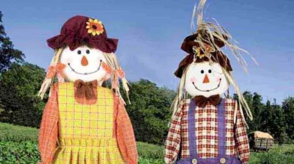 خلاقیت تحسین‌برانگیز و خنده‌دار"کشاورز ایرانی" در ساخت مترسک برای فراری دادن پرندگان / من که جای گنجشک‌ها بودم باهاش بازی میکردم