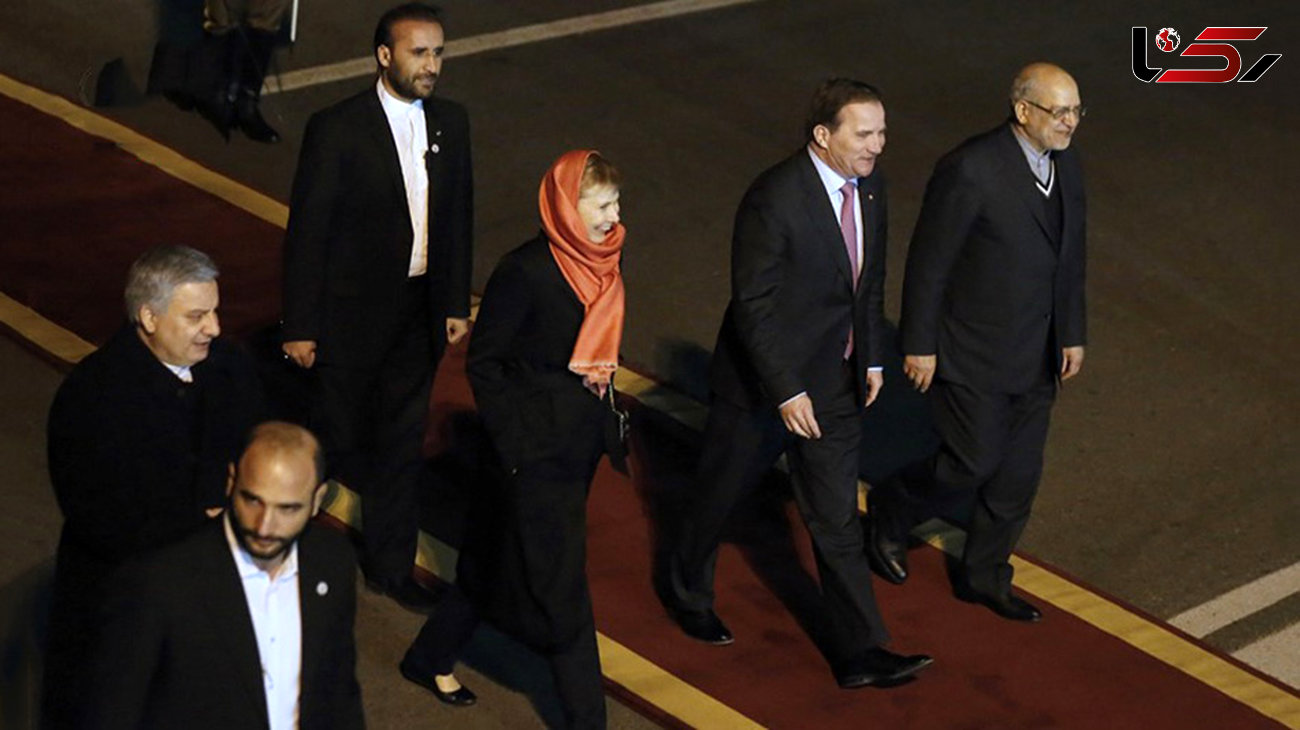 استقبال رسمی روحانی از نخست وزیر سوئد 