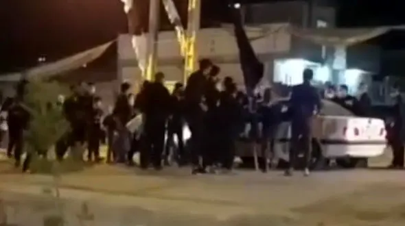 فیلم / پژو عزاداران حسینی را زیر گرفت / در سامان رخ داد