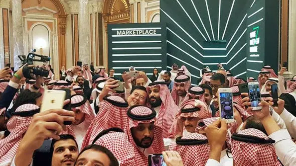 سلفی جدید محمد بن سلمان + عکس