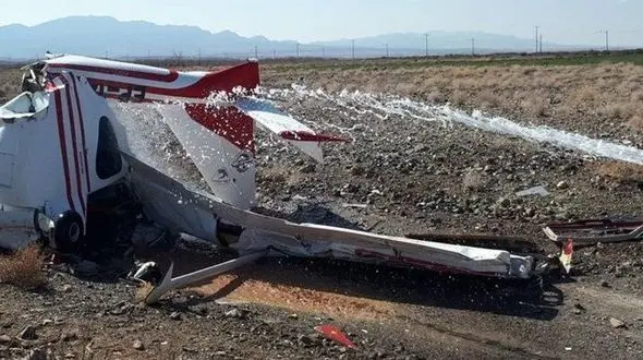 جزئیاتی جدید از سقوط هواپیما در کاشمر / هنگام تست برای فروش سقوط کرد ! + عکس و فیلم