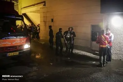 آتش‌سوزی و انفجار در کلینیک درمانی سینا اطهر