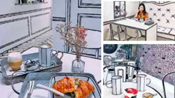 کافه کارتونی + عکس