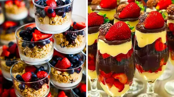 15 مدل دسر تک نفره میوه‌ ای رنگارنگ و سالم برای مهمانی‌ های شما