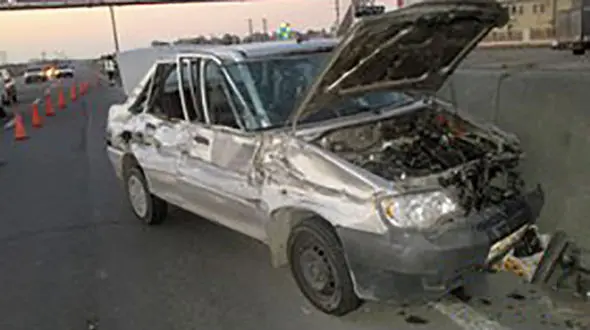 شاخ به شاخ مرگبار در جاده قدیم کرج