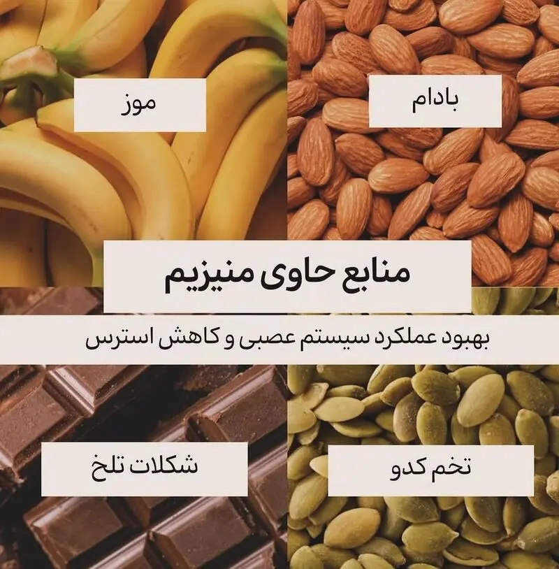 منابع حاوی منیزیم