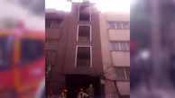 مرکز درمان و  روانپزشکی روان آسای در آتش سوخت / آتش سوزی هولناک در خیابان ولیعصر تهران + فیلم و عکس