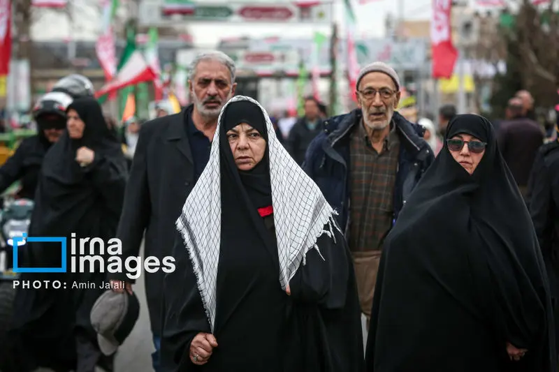 حضور مردم ایران در راهپیماتیی 22 بهمن 1404