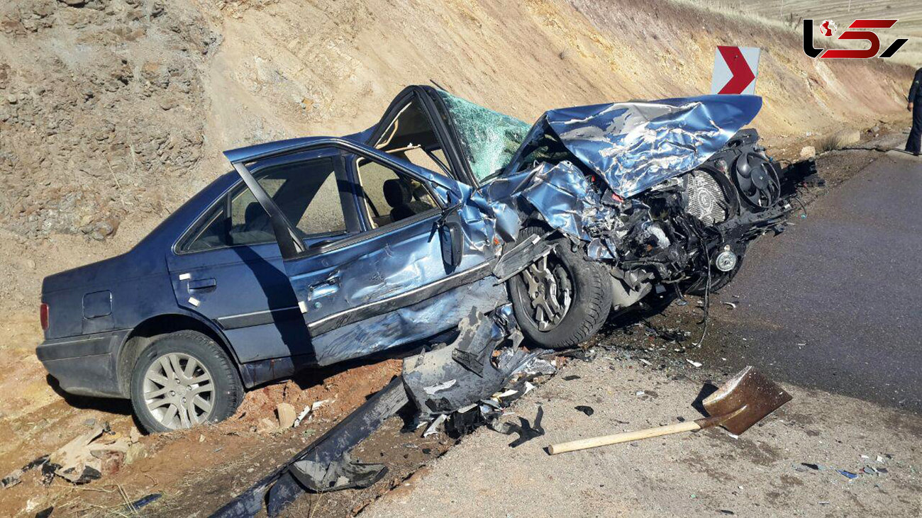 7 کشته و زخمی در تصادف 2 پژو در جاده اراک به قم