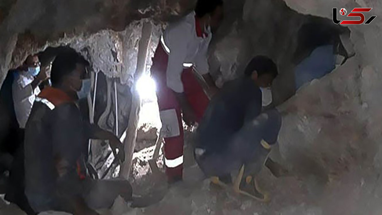 مرگ همزمان 2 نفر در معدن / زیر آوار زنده به گور شدند + عکس