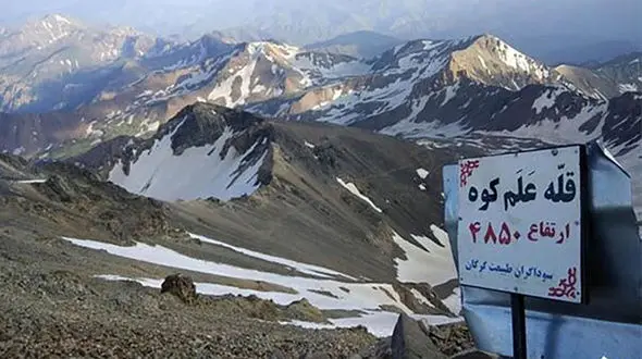 حادثه دلخراش در علم‌کوه یکی از کوهنوردان جان باخت