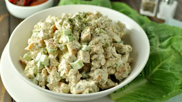 سالاد مرغ چربی سوز با عطر زیره+دستور تهیه