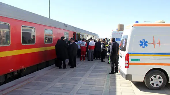 تصادف مرگبار جوان سربه هوا با قطار در اسلامشهر 