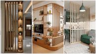 زیباترین مدل‌ های پارتیشن چوبی خانه عروس / دکوراسیون لاکچری با طراحی مدرن