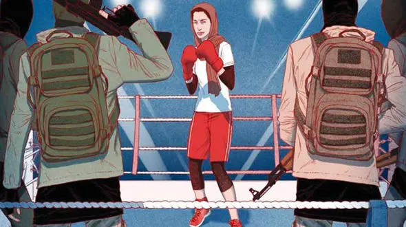 شکنجه های این دختر 17 ساله به دست داعش از وی یک بوکسور ساخت