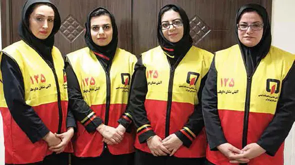 4 زن آتش نشان: ما زبان آتش را می فهمیم اما... +عکس