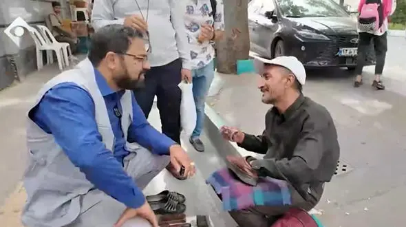 فیلم روایت تلخ شهادت یک  دستفروش در لحظه حمله اسرائیل به میدان قدس تجریش ! 