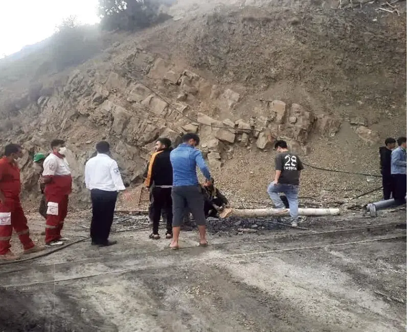 ریزش معدن