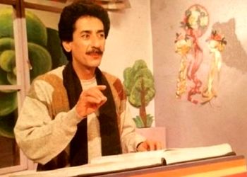 قابی عاشقانه از بهرام شاه محمدلو "آقای حکایتی" معروف در کنار همسرش!