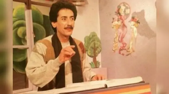 قابی عاشقانه از بهرام شاه محمدلو "آقای حکایتی" معروف در کنار همسرش!