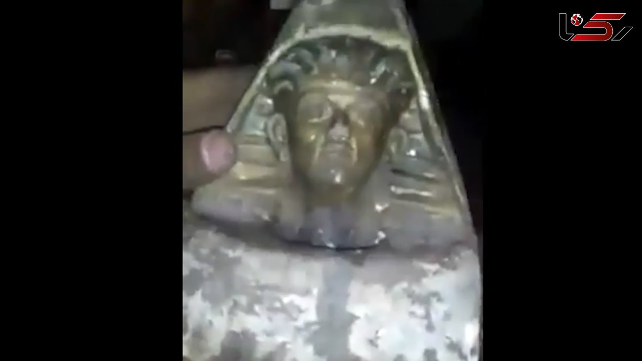 این مجسمه فرعون شما را شگفت زده می کند + فیلم