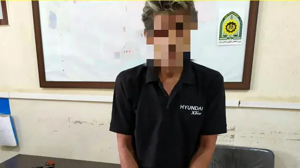 قاتل جوان آبادانی فقط 4 ساعت آزاد بود + عکس قاتل