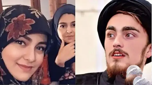 عکس موهای بلوند و فرفری  دختر  سید احمد خمینی  ! /  جادویتان می کند! / تو مثل خنده گل زیبایی !